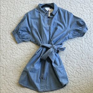 Sundays Denim Blue Mini Dress